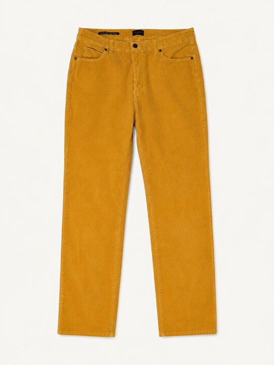 Talbots Pants - Talbots Mustard Yellow Corduroy Straight Leg Pants Size 10